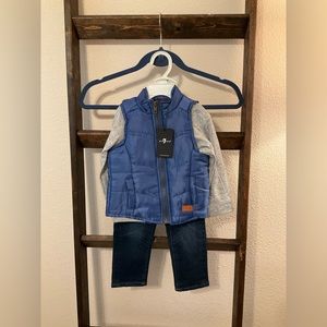 Toddler Puffy vest outfit
